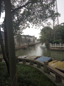 江南水乡游船码头