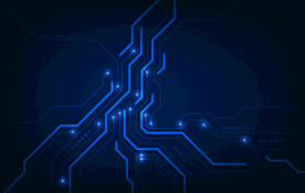 ai矢量蓝色科技电子背景