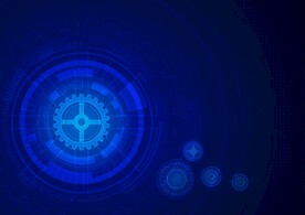 ai矢量科技齿轮背景