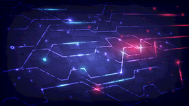 ai矢量炫彩科技背景