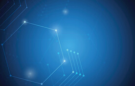 ai矢量简约科技医疗背景