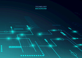 ai矢量动感科技背景