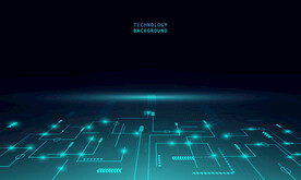 ai矢量科技电路背景