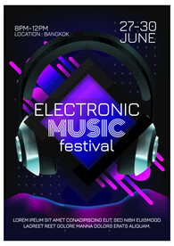 ai矢量炫酷音乐背景