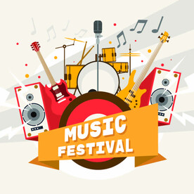 ai矢量创意音乐标题