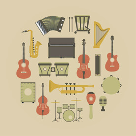 ai矢量乐器合集