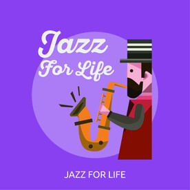 ai矢量扁平风萨克斯背景