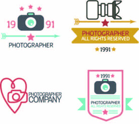 ai矢量创意摄影图标