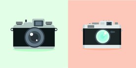 ai矢量摄影相机元素