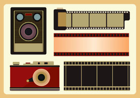 ai矢量摄影设备元素