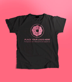 圆领短袖T恤样机