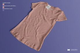 圆领短袖T恤样机