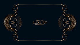 欧式金箔色花纹素材