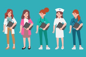 卡通护士医生素材