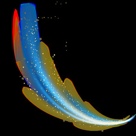 圆点装饰梦幻曲线