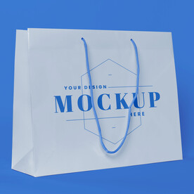 时尚牛皮纸包装袋样机效果图图片