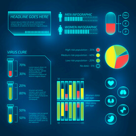  数据信息图元素