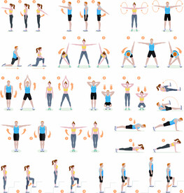 ai矢量健身人物合集