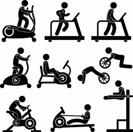 ai矢量运动人物剪影