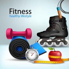 ai矢量运动健身器材