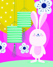 ai矢量卡通中秋背景