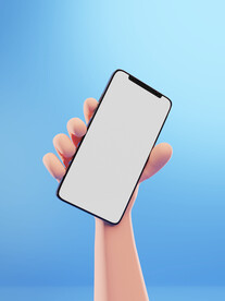 手持手机模板