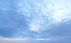 蓝天白云鱼鳞云