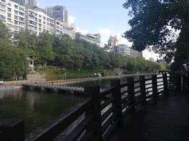 遵义湘江河城市风光