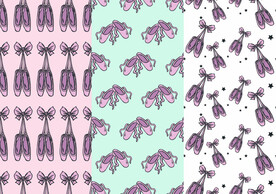 ai矢量卡通舞蹈图案