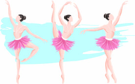 ai矢量芭蕾舞