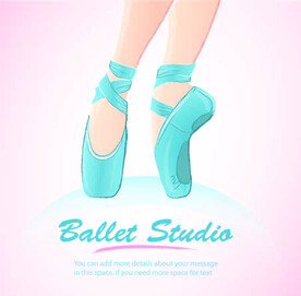 ai矢量芭蕾舞图标