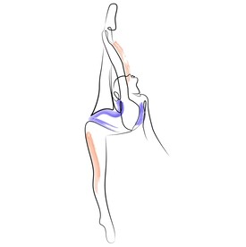 ai矢量简约芭蕾舞