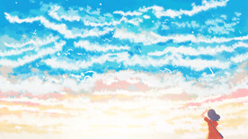  小清新简约创意海报图片