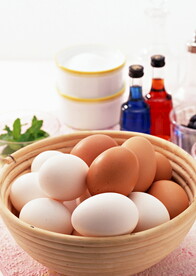 新鲜有机鸡蛋     