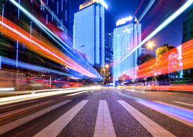 速度感城市照片