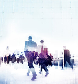 商务人流海报