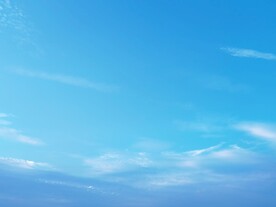 漂亮的蓝天白云