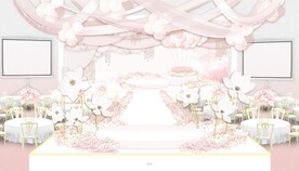 白粉色婚礼