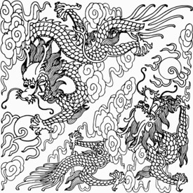 龙纹 凤纹 传统纹样