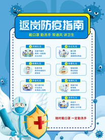 防控疫情 海报素材图片 抗击 