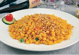 松子炒玉米