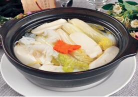 娃娃菜豆腐煲