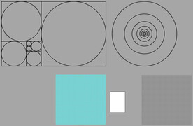 黄金比例分割圆