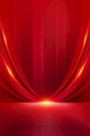 红色背景