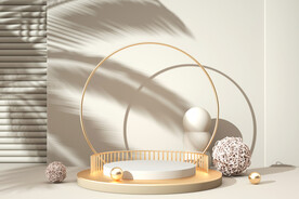 清新电商展示台