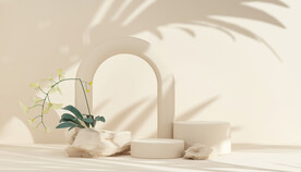 立体光影电商展台