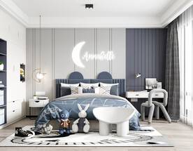 儿童房卧室场景