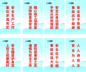 安全生产标语展板