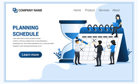 互联网扁平人物插画