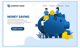 互联网扁平人物插画